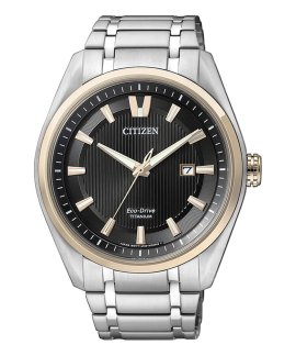 Citizen Super Titanium 1240 Relógio Homem AW1244-56E