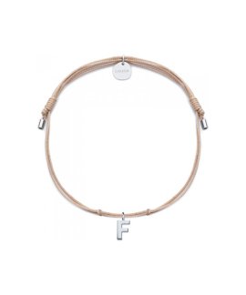 Omnia Letters F Joia Pulseira Mulher B1637C-F-P