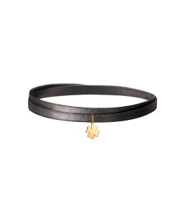 Omnia Trevo da Sorte Dourado Joia Pulseira Mulher B1645CM-D-I-1-0