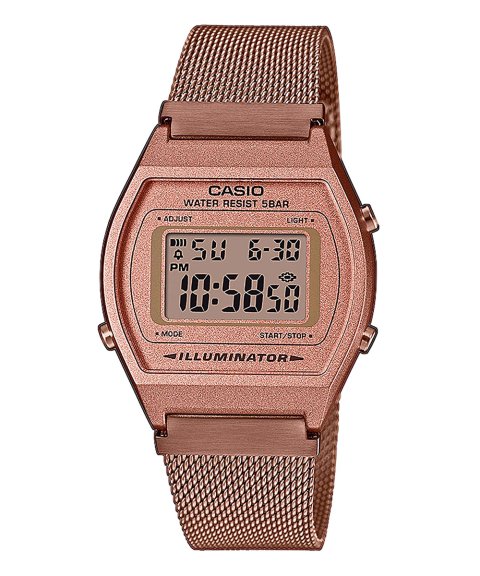Casio Vintage Edgy Relógio Mulher B640WMR-5AEF Casio Vintage Edgy Relógio Mulher B640WMR-5AEF