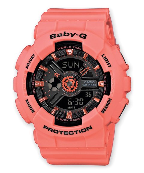 Baby-G Street Neon Relógio Mulher BA-111-4A2ER