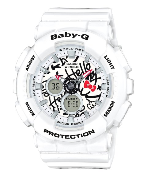 Baby-G Hello Kitty Collaboration Relógio Special Edition Mulher BA-120KT-7AER Baby-G Hello Kitty Collaboration Relógio Special Edition Mulher BA-120KT-7AER