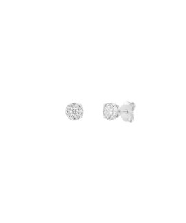 Davite Delucchi Joia Brincos Ouro 18K e Diamante Mulher BB0086860S