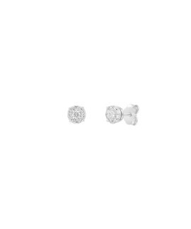 Davite Delucchi Joia Brincos Ouro 18K e Diamante Mulher BB0086860S