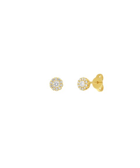 Davite Delucchi Joia Brincos Ouro 18K e Diamante Mulher BB00926812 Davite Delucchi Joia Brincos Ouro 18K e Diamante Mulher BB00926812