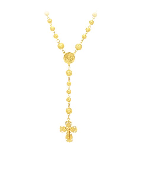 DonaZinda Terço Joia Colar Ouro 19.2K CL0335 DonaZinda Terço Joia Colar Ouro 19.2K CL0335
