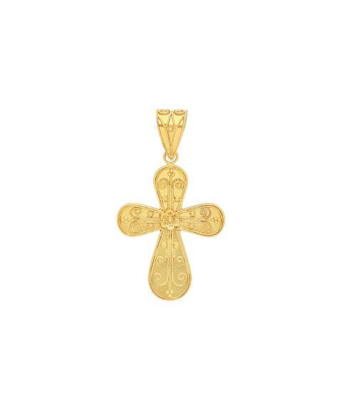 Inês Barbosa Cruz Joia Pendente Colar Cruz Ouro 19.2K Mulher CZ0047 Inês Barbosa Cruz Joia Pendente Colar Cruz Ouro 19.2K Mulher CZ0047