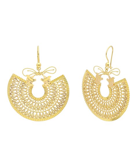 DonaZinda Renda Joia Brincos Ouro 19.2K Mulher BC0436 DonaZinda Renda Joia Brincos Ouro 19.2K Mulher BC0436
