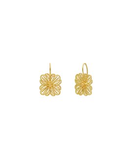 Inês Barbosa Flor Joia Brincos Ouro 19.2K Mulher BC0672