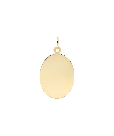 DonaZinda Simples Joia Pendente Colar Medalha Ouro 19.2K Mulher BER31 DonaZinda Simples Joia Pendente Colar Medalha Ouro 19.2K Mulher BER31