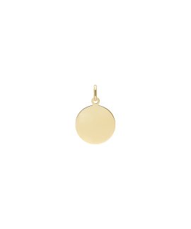 DonaZinda Simples Joia Pendente Colar Medalha Ouro 19.2K Mulher BER32
