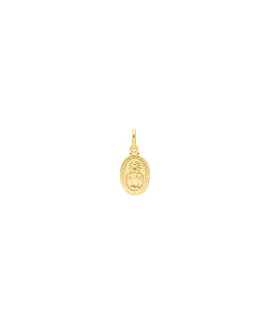 DonaZinda Nossa Senhora das Graças Medalha Milagrosa Jewel Necklace Pendant Medalha 19.2K Gold BER56