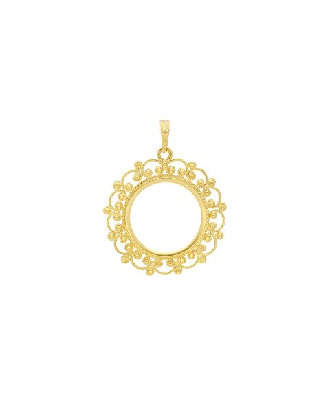 DonaZinda Aro de Libra Joia Pendente Colar Medalha Ouro 19.2K Mulher BER88 DonaZinda Aro de Libra Joia Pendente Colar Medalha Ouro 19.2K Mulher BER88