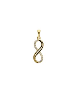 DonaZinda Infinito Joia Pendente Colar Ouro 19.2K Mulher BERARLS2068