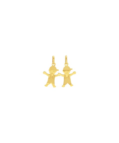 DonaZinda Dois Meninos Joia Pendente Colar Ouro 19.2K Mulher BERB230230PI DonaZinda Dois Meninos Joia Pendente Colar Ouro 19.2K Mulher BERB230230PI