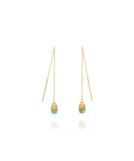 Sopro Forest Water Lilly Joia Brincos Mulher BFO02.CC