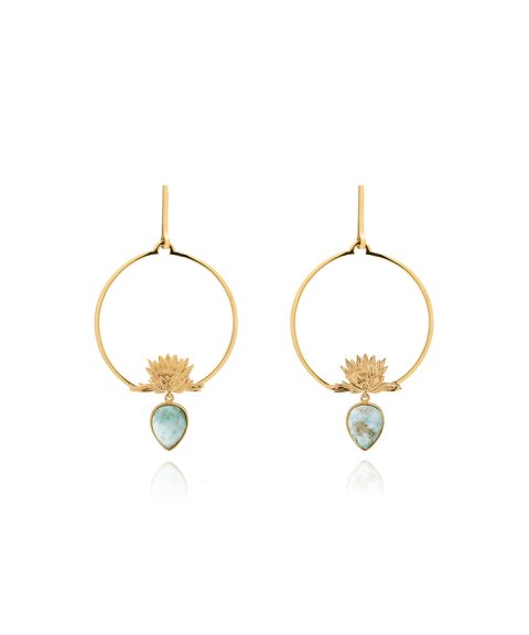 Sopro Forest Water Lilly Joia Brincos Mulher BFO05 Sopro Forest Water Lilly Joia Brincos Mulher BFO05