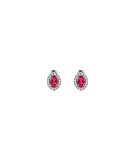 Monseo Moments Joia Brincos Ouro 19.2K, Diamantes e Rubis Mulher BI2665B