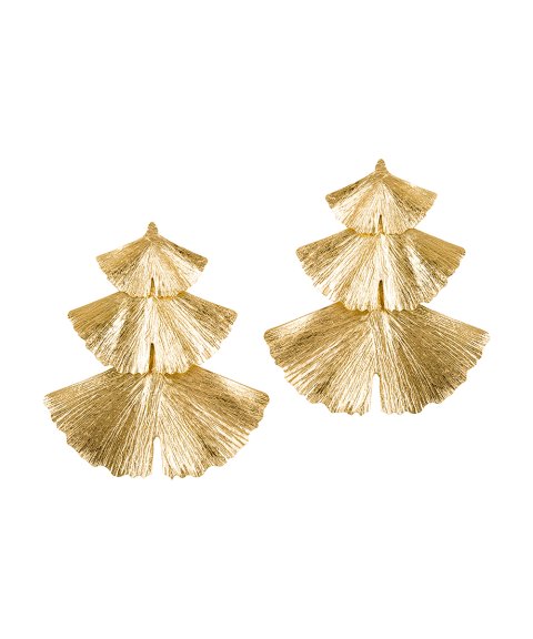 Sara Sousa Pinto Jewellery Ginkgo Biloba Joia Brincos Mulher BRT.GB1,5.2.3PL Sara Sousa Pinto Jewellery Ginkgo Biloba Joia Brincos Mulher BRT.GB1,5.2.3PL