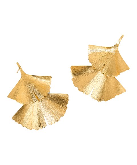 Sara Sousa Pinto Jewellery Ginkgo Biloba Joia Brincos Mulher BR.GB3.4PL Sara Sousa Pinto Jewellery Ginkgo Biloba Joia Brincos Mulher BR.GB3.4PL