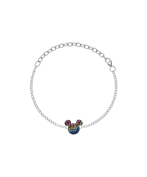 Disney Mickey Joia Pulseira Menina BS00025SRML-55.CS Disney Mickey Joia Pulseira Menina BS00025SRML-55.CS