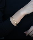 Pereirinha Linear Joia Pulseira Bangle Ouro 18K e Diamante Mulher BY0001BD4 01