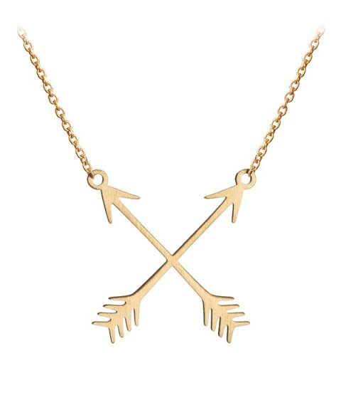 Omnia Friends Crossed Arrows Joia Colar Mulher C1428-D Omnia Friends Crossed Arrows Joia Colar Mulher C1428-D