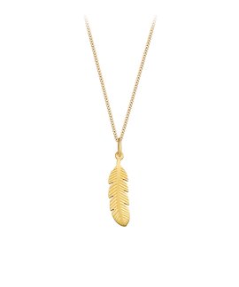 Omnia Ethno Feather Joia Colar Mulher C1501-D