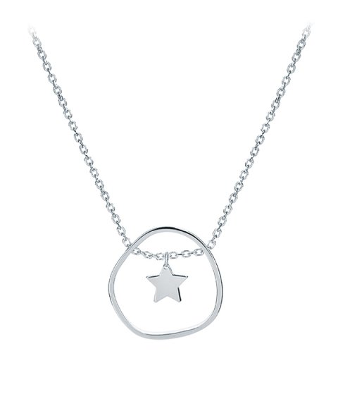 Omnia Outline Star Joia Colar Mulher C1524T-P Omnia Outline Star Joia Colar Mulher C1524T-P