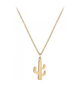Omnia Tropical Cactus Joia Colar Mulher C1608-D