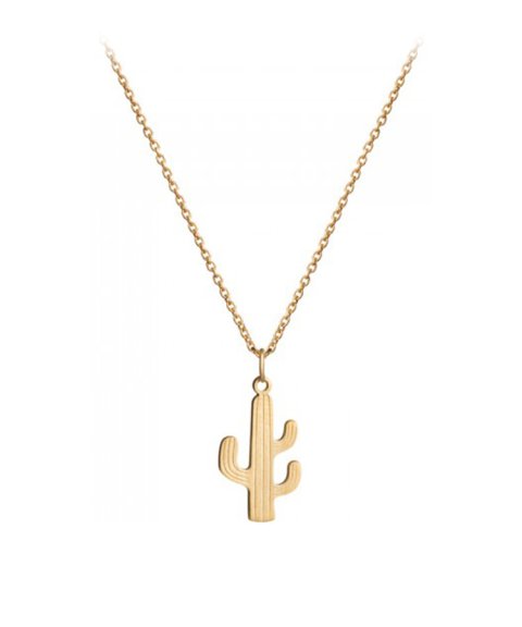 Omnia Tropical Cactus Joia Colar Mulher C1608-D Omnia Tropical Cactus Joia Colar Mulher C1608-D