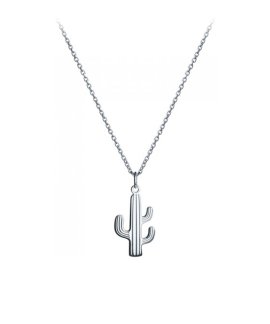 Omnia Tropical Cactus Joia Colar Mulher C1608-P