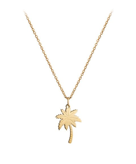 Omnia Tropical Palm Tree Joia Colar Mulher C1612-D