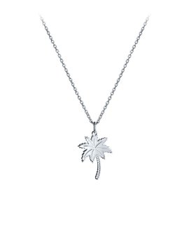 Omnia Tropical Palm Tree Joia Colar Mulher C1612-P