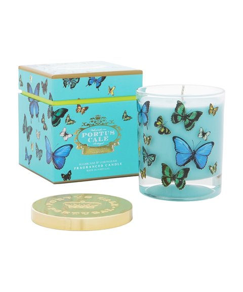 Castelbel Portus Cale Butterflies Vela aromática Cana-de-açúcar e erva-limeira Mulher C2-1401 Castelbel Portus Cale Butterflies Vela aromática Cana-de-açúcar e erva-limeira Mulher C2-1401