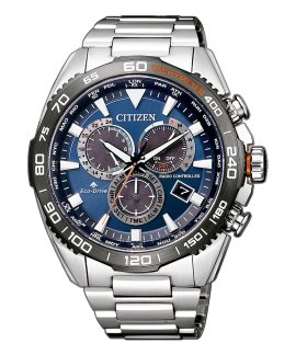Citizen Radiocontrolado Chrono Pilot Relógio Eco-Drive Homem CB5034-82L
