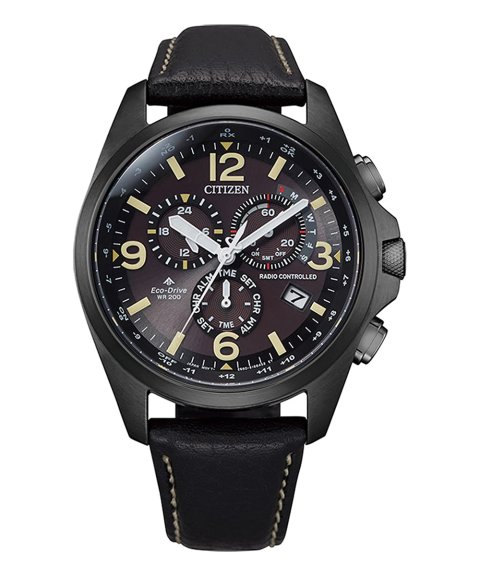 Citizen Radiocontrol Crono Pilot Relógio Cronógrafo Homem CB5925-15E