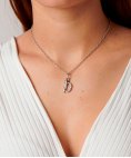 Uno de 50 Letter D Joia Pendente Pulseira Pendente Colar Mulher CHA0030MTL0000U Uno de 50 Letter D Joia Pendente Pulseira Pendente Colar Mulher CHA0030MTL0000U