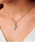 Uno de 50 Letter P Joia Pendente Pulseira Pendente Colar Mulher CHA0042MTL0000U
