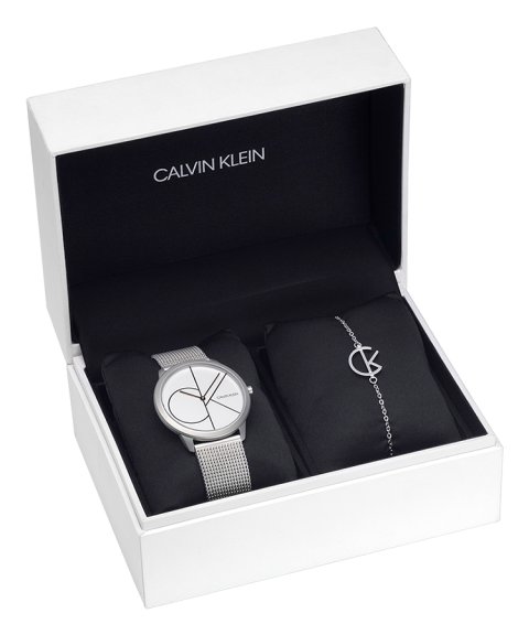 Calvin Klein Minimal League Gift Set Relógio Pulseira Set Mulher CKSETK3MKJ6DM