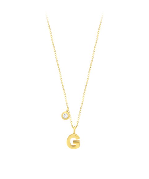 Pereirinha Alfabeto Letra G Joia Colar Mulher CL1027-G Pereirinha Alfabeto Letra G Joia Colar Mulher CL1027-G