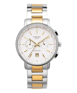 Cauny Legacy Chronograph Bicolor Steel Relógio Homem CLG015B