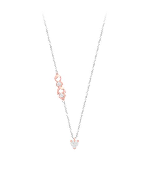 Pereirinha Coração de Mãe - Menino e Menina Joia Colar Mulher CLK00429RG.4 Pereirinha Coração de Mãe - Menino e Menina Joia Colar Mulher CLK00429RG.4