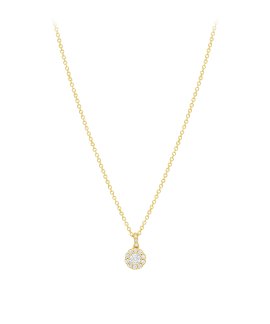Davite Delucchi Joia Colar Ouro 18K e Diamante Mulher CLN01152411
