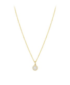 Davite Delucchi Joia Colar Ouro 18K e Diamante Mulher CLN01152411