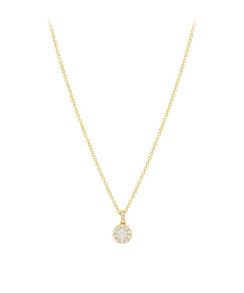 Davite Delucchi Joia Colar Ouro 18K e Diamante Mulher CLN01152411 Davite Delucchi Joia Colar Ouro 18K e Diamante Mulher CLN01152411