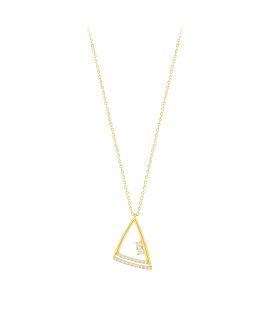 Pereirinha Vela Joia Colar Ouro 19.2K Mulher CMCL68OU