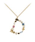 PDPaola Letter D Joia Colar Mulher CO01-099-U