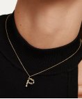 PDPaola Letter P Joia Colar Mulher CO01-111-U