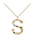 PDPaola Letter S Joia Colar Mulher CO01-114-U
